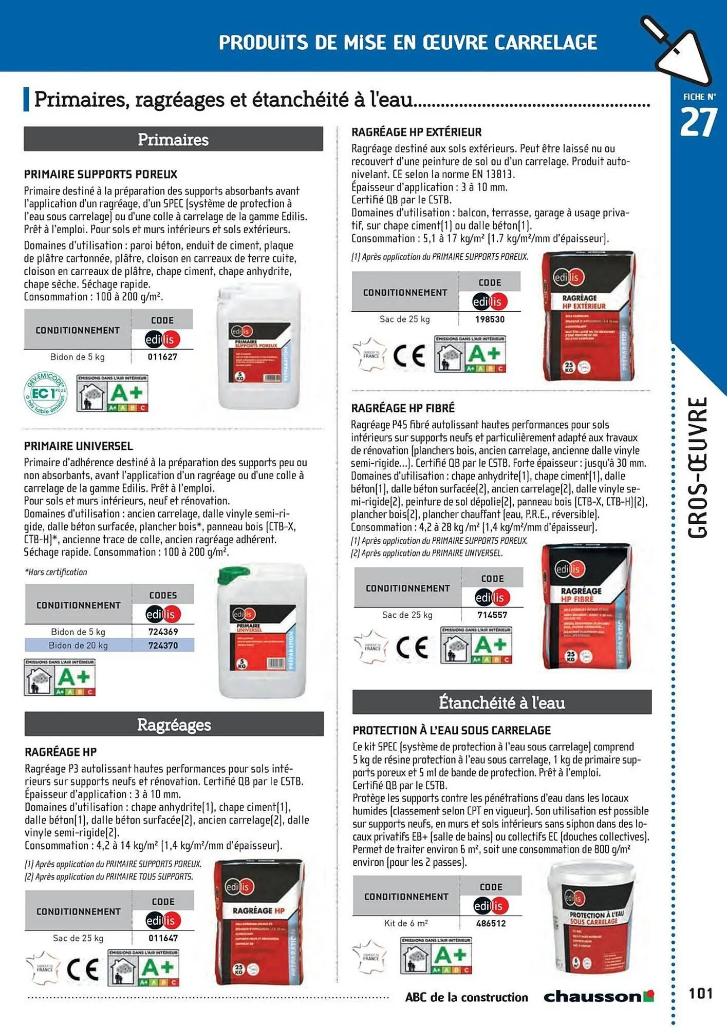 Catalogue Chausson Matériaux du 2 mai au 31 décembre 2025 - Catalogue page 103
