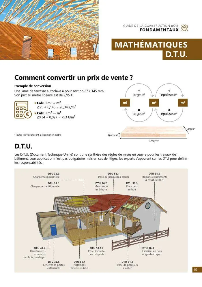 Guide construction bois 2024/2025 du 23 août au 31 décembre 2025 - Catalogue page 15