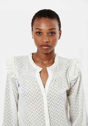 Blouse blanche femme