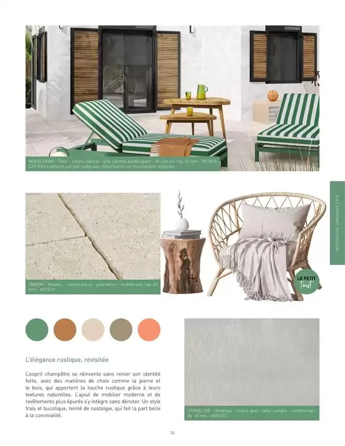 Guide Terrasse 2025 du 1 janvier au 31 décembre 2025 - Catalogue page 35