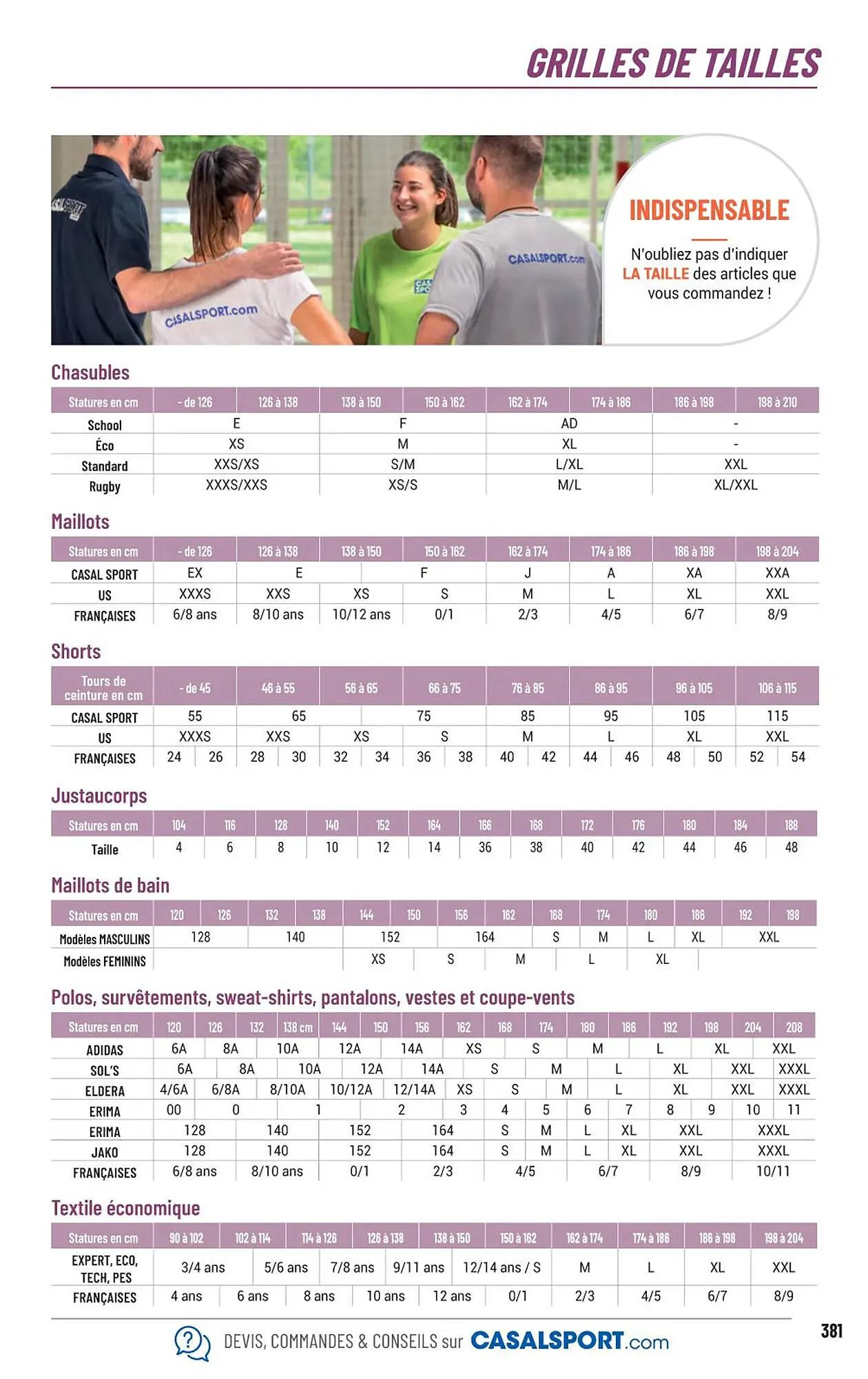 Catalogue Casal Sport du 22 janvier au 31 décembre 2026 - Catalogue page 353