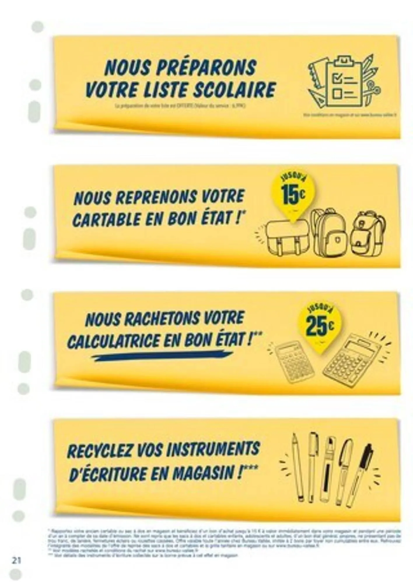 Catalogue Bureau Vallée du 28 juillet au 16 août 2025 - Catalogue page 21