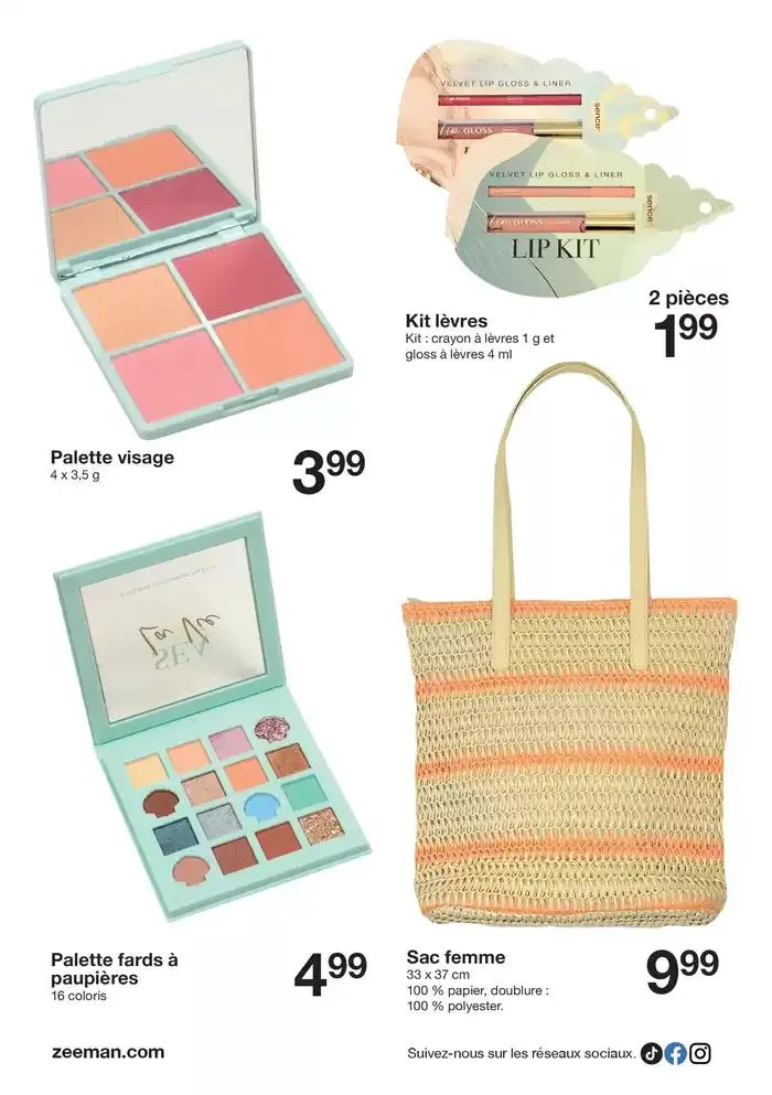 Cette semaine : soleil, sable, mer et coquillages du 2 mai au 9 mai 2025 - Catalogue page 14