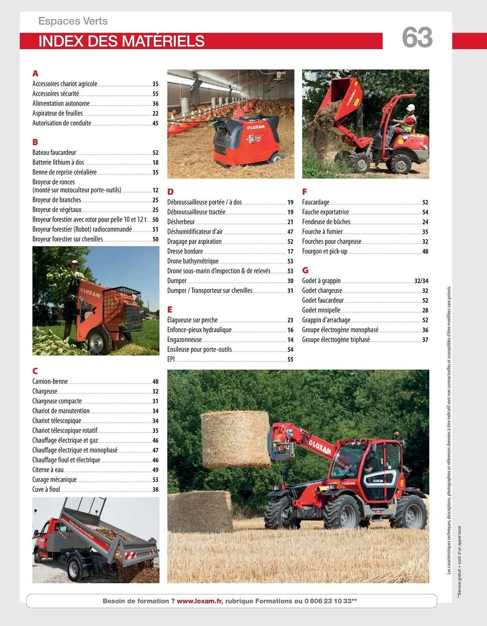 Catalogue Loxam du 17 avril au 31 décembre 2026 - Catalogue page 63