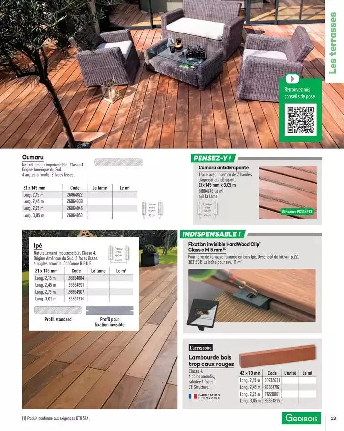 Aménagements Extérieurs 2025 du 1 janvier au 31 décembre 2025 - Catalogue page 13