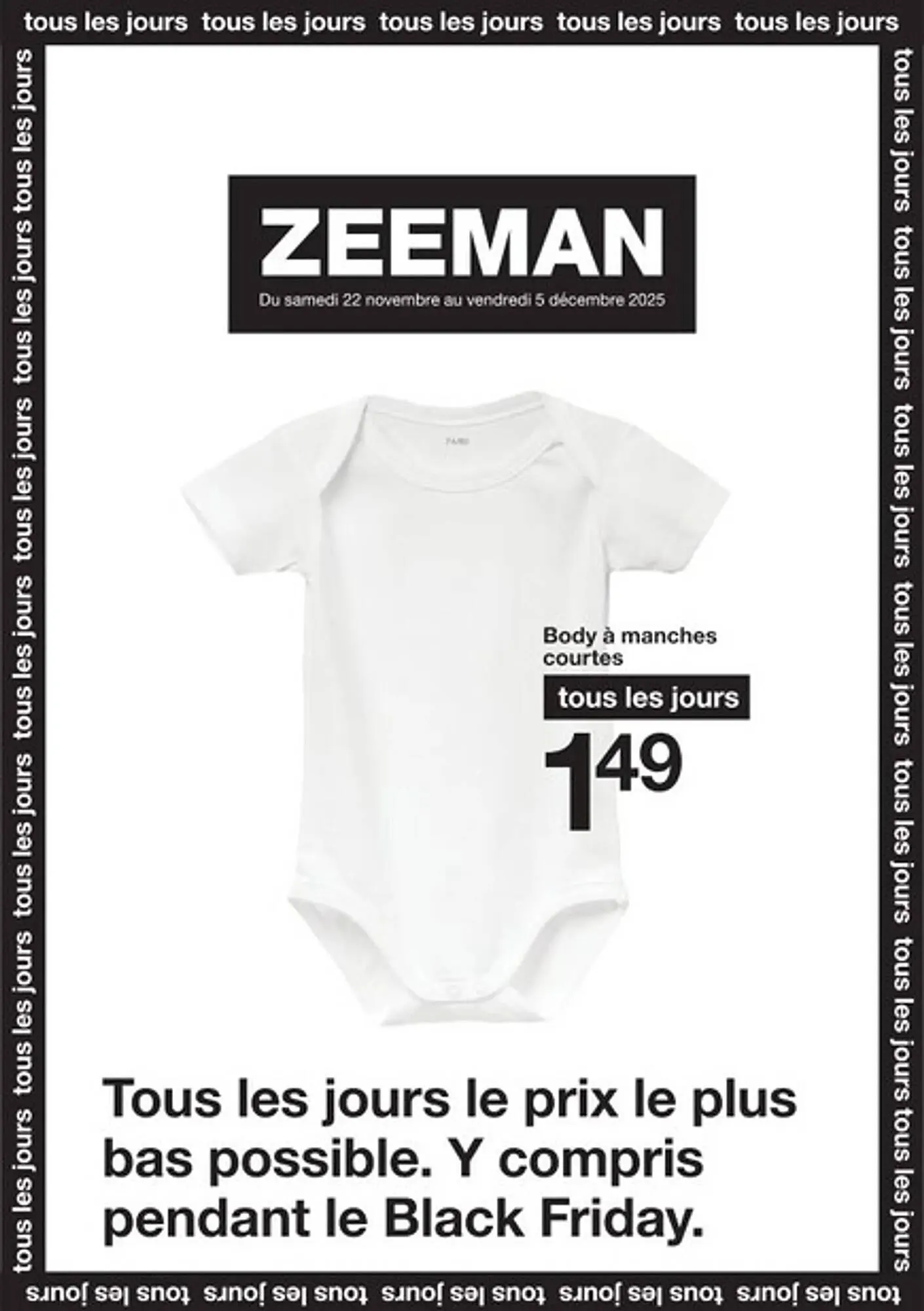 Catalogue Zeeman du 22 novembre au 5 décembre 2025 - Catalogue page 1