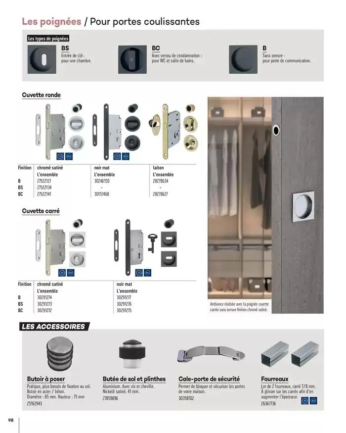 Aménagents Intérieurs 2025 du 1 janvier au 31 décembre 2025 - Catalogue page 98