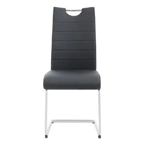 Lot de 2 chaises TWIZY noire et blanche