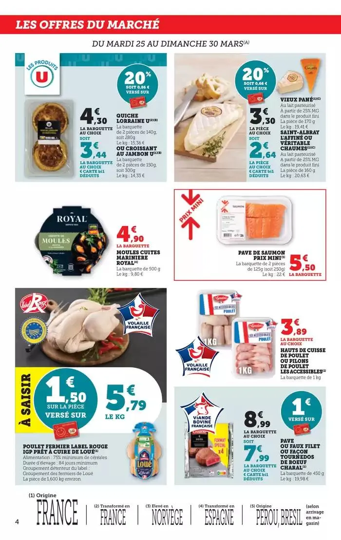 Maxi MARCHÉ du 25 mars au 6 avril 2025 - Catalogue page 4