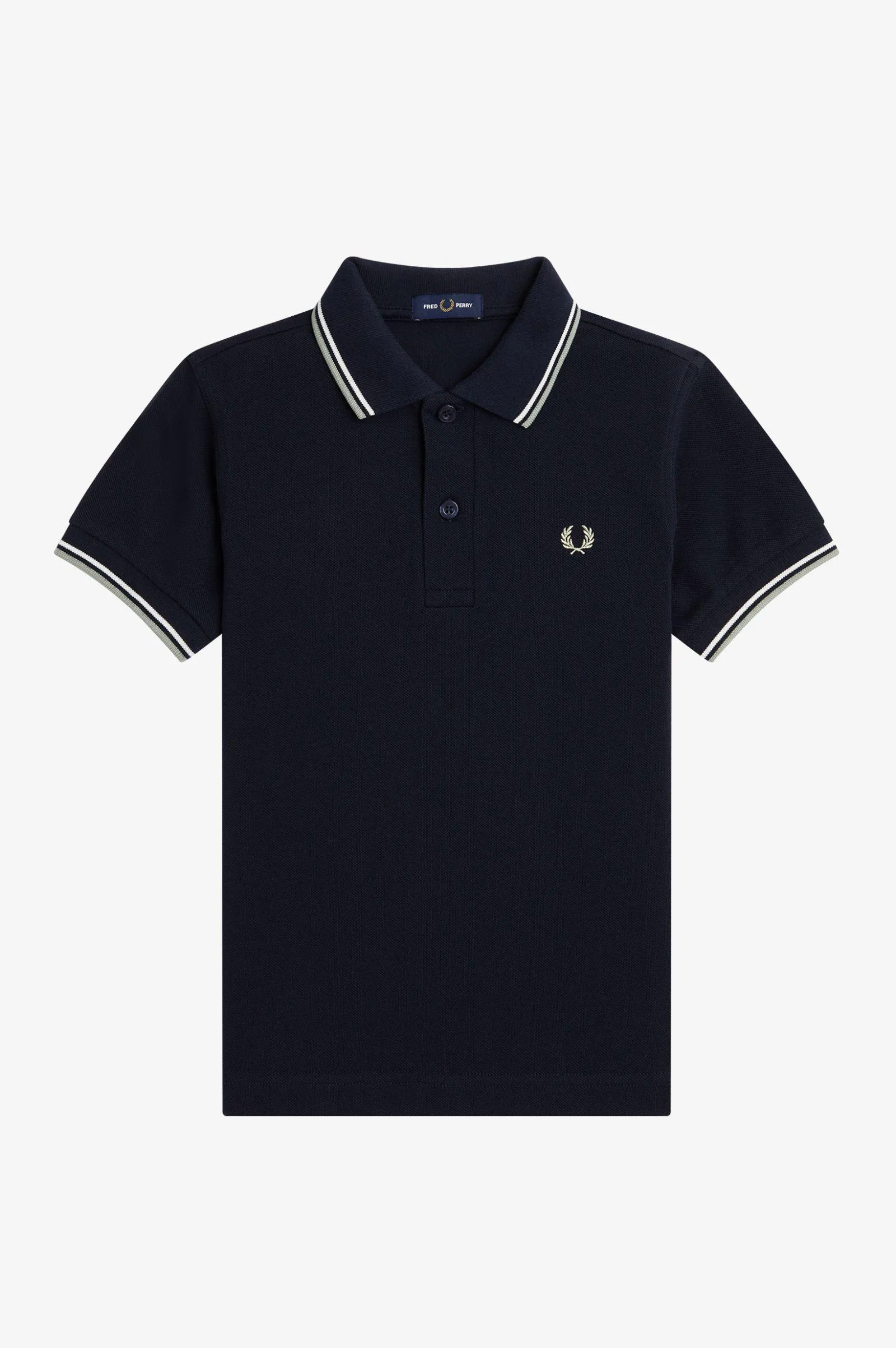 Polo Fred Perry à double liseré pour enfants