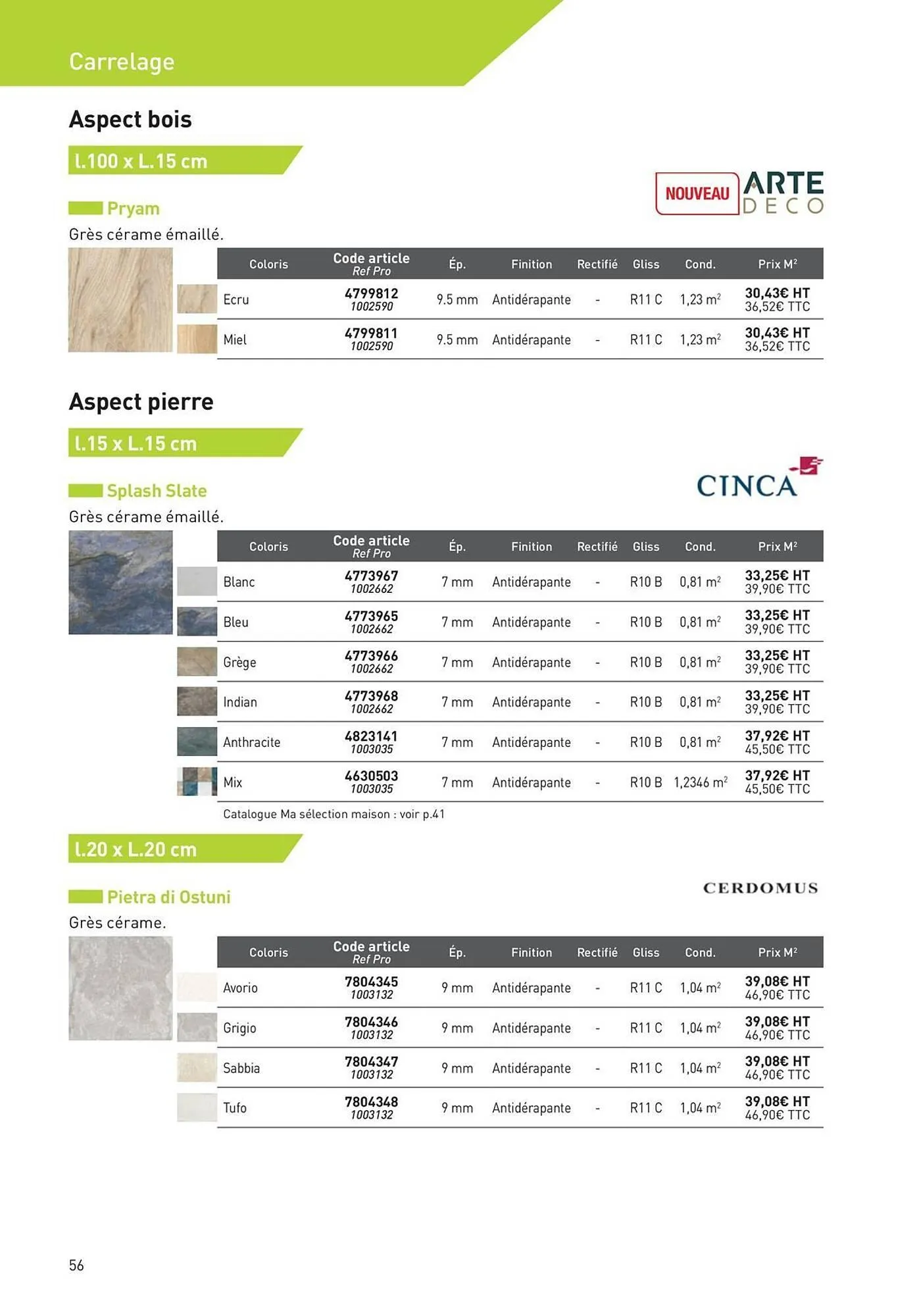 Catalogue Point P du 19 août au 1 janvier 2026 - Catalogue page 56
