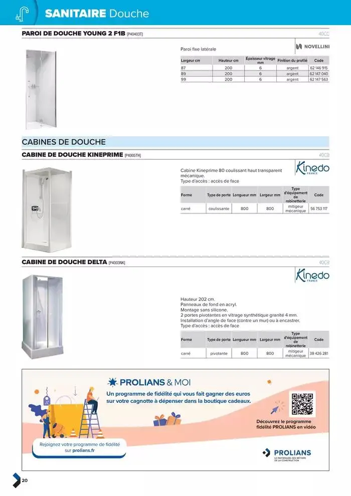 Catalogue génie climatique & sanitaire | Édition 2024-2025 du 2 octobre au 31 décembre 2025 - Catalogue page 20