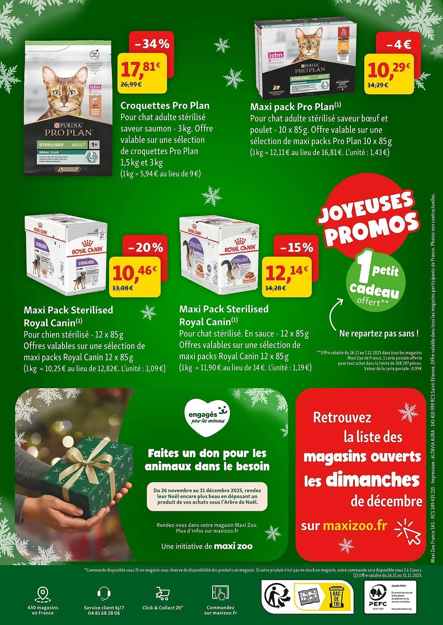 Catalogue Maxi Zoo du 26 novembre au 7 décembre 2025 - Catalogue page 12