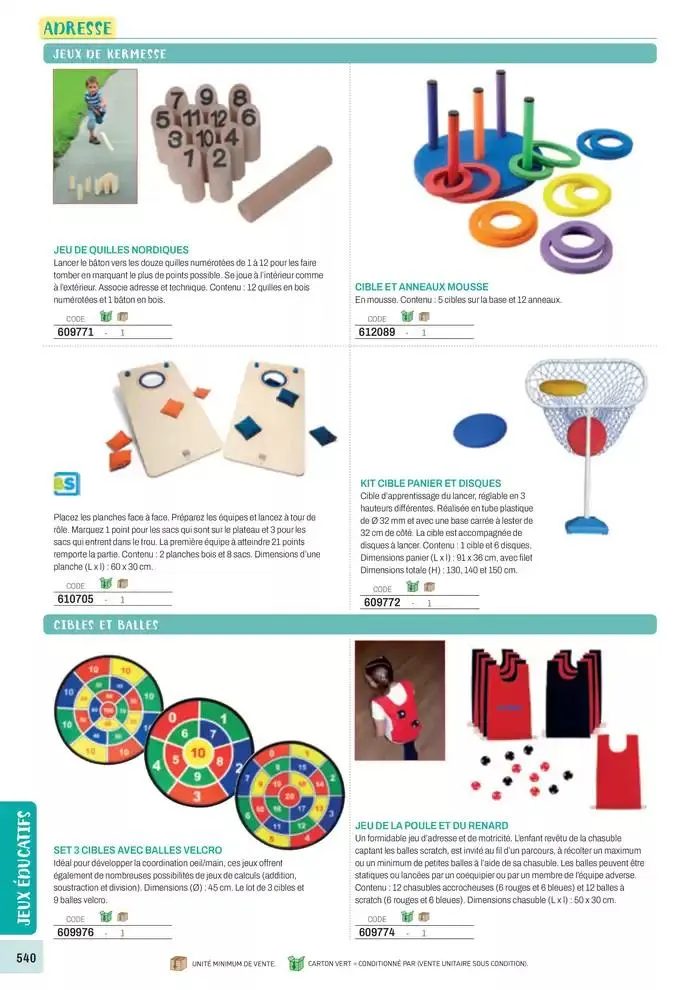 Nos Catalogues Thématiques du 1 janvier au 31 décembre 2025 - Catalogue page 542