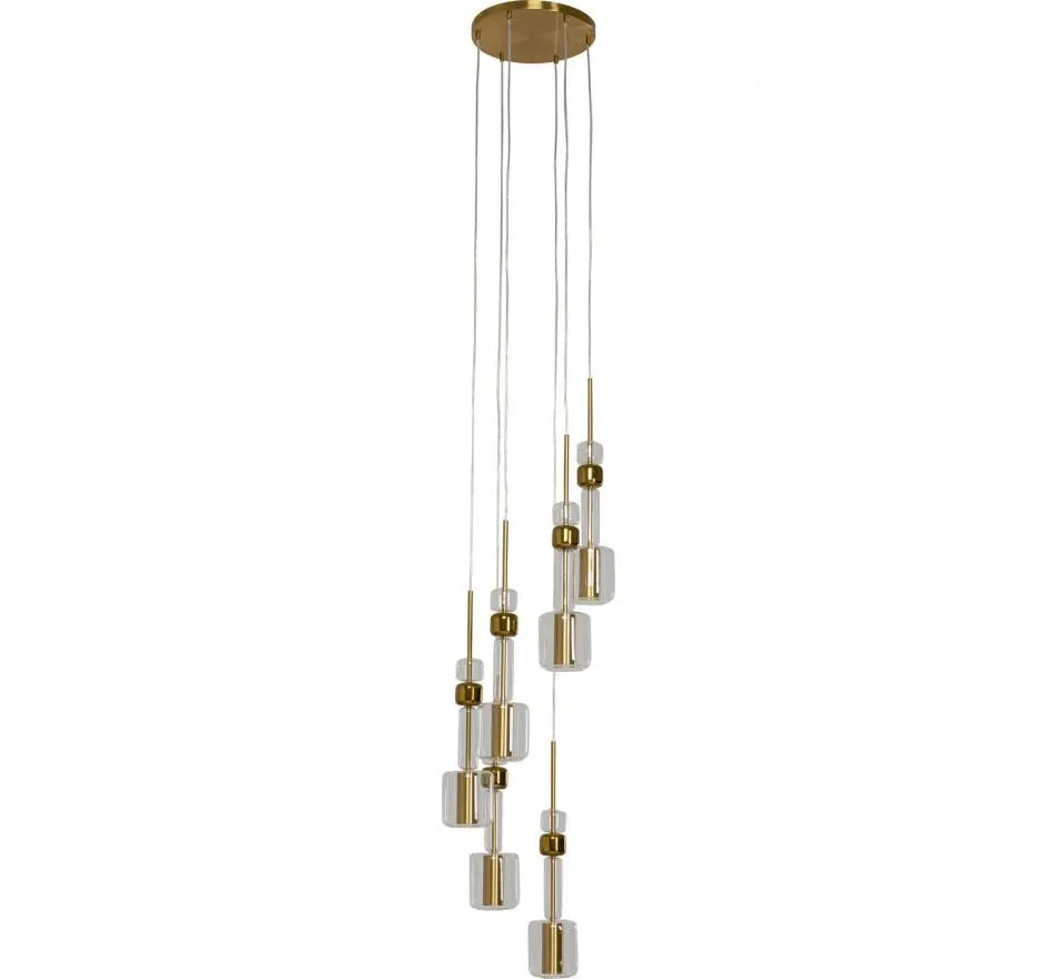Suspension Candy Bar dorée 44cm Kare Design