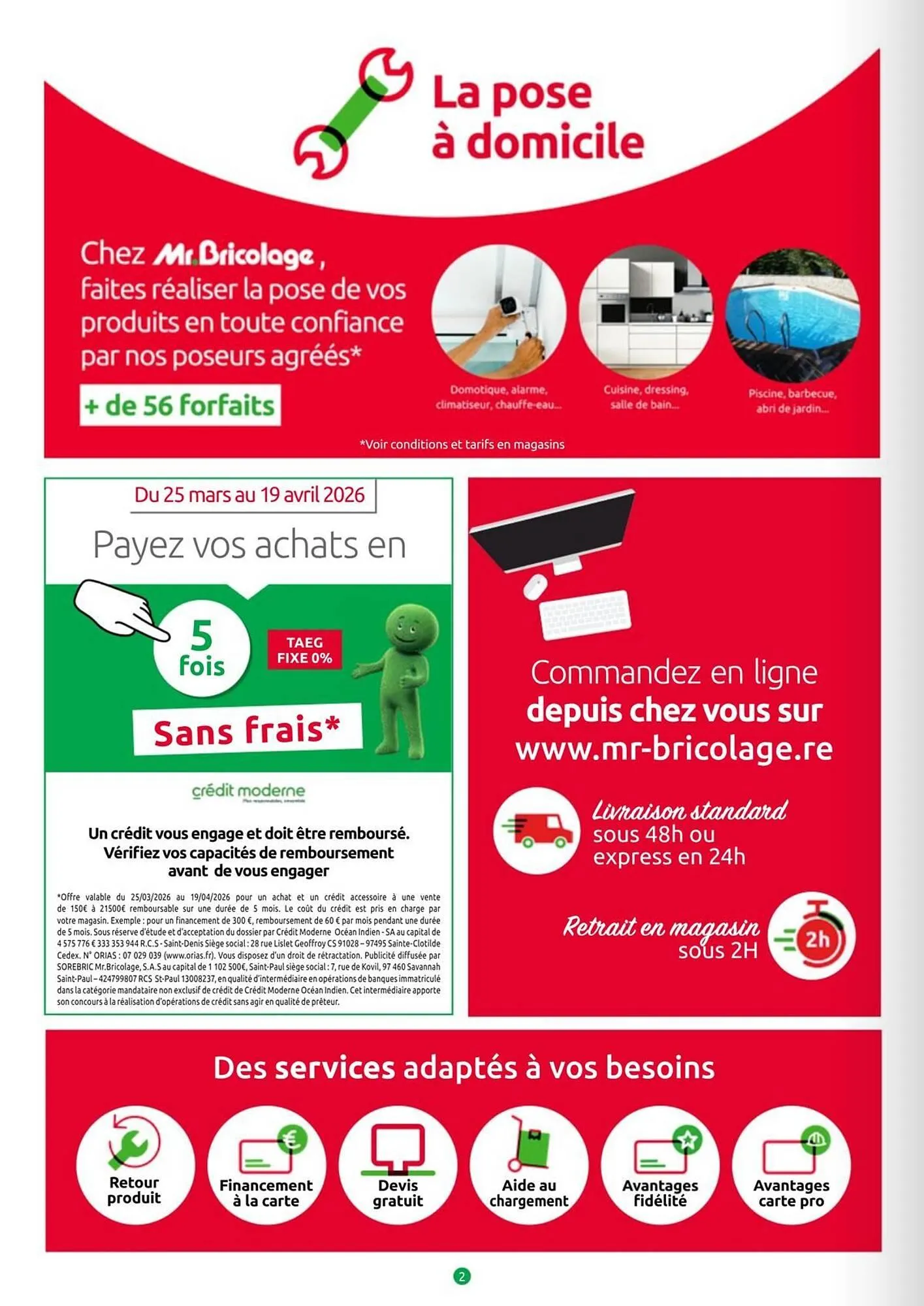 Catalogue Mr Bricolage du 25 mars au 19 avril 2026 - Catalogue page 2