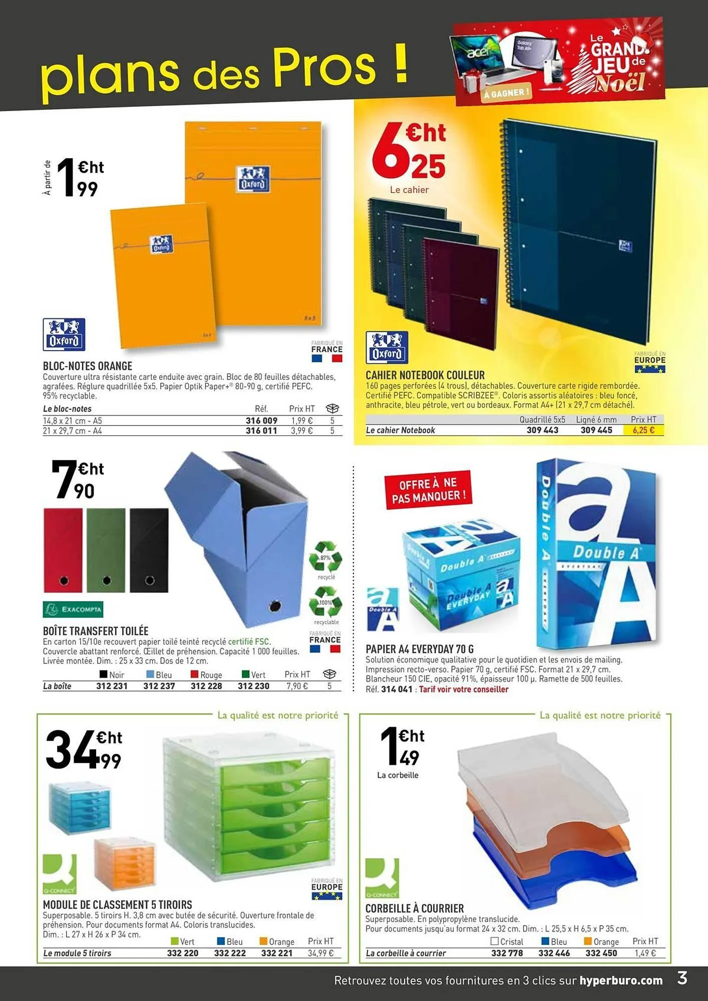 Catalogue Hyperburo du 1 novembre au 31 décembre 2025 - Catalogue page 3