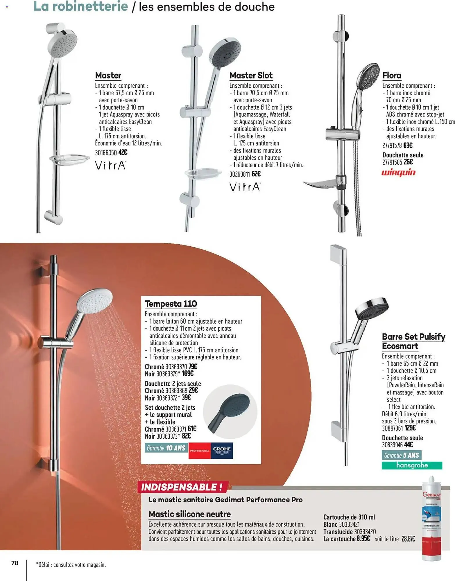 Catalogue Gedimat du 1 avril au 30 avril 2026 - Catalogue page 78