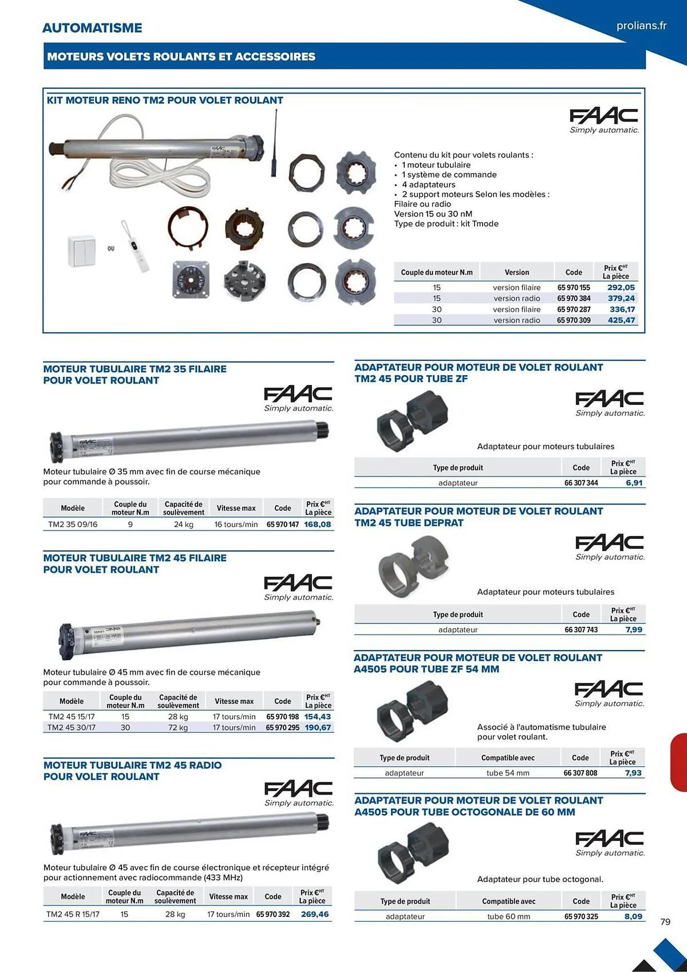 Catalogue Prolians du 2 octobre au 31 décembre 2025 - Catalogue page 79