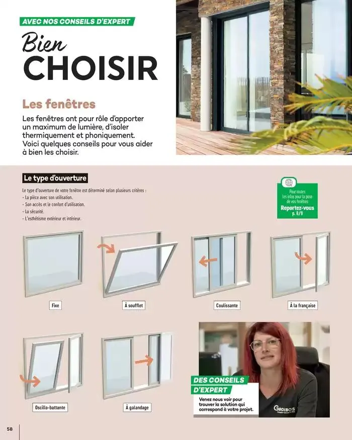 Menuiserie Extérieures 2025 du 1 janvier au 31 décembre 2025 - Catalogue page 58