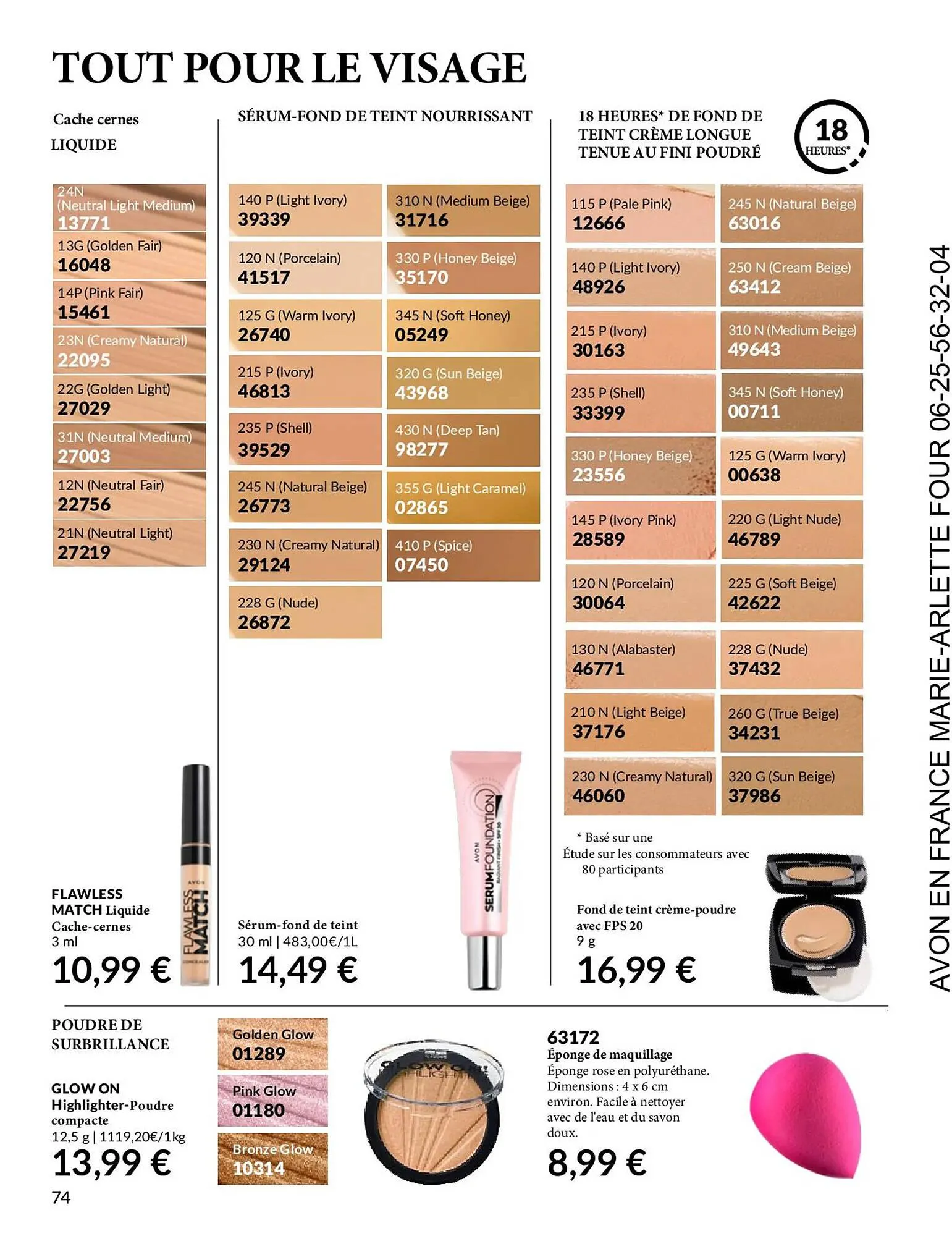 Catalogue AVON du 1 novembre au 30 novembre 2023 - Catalogue page 74