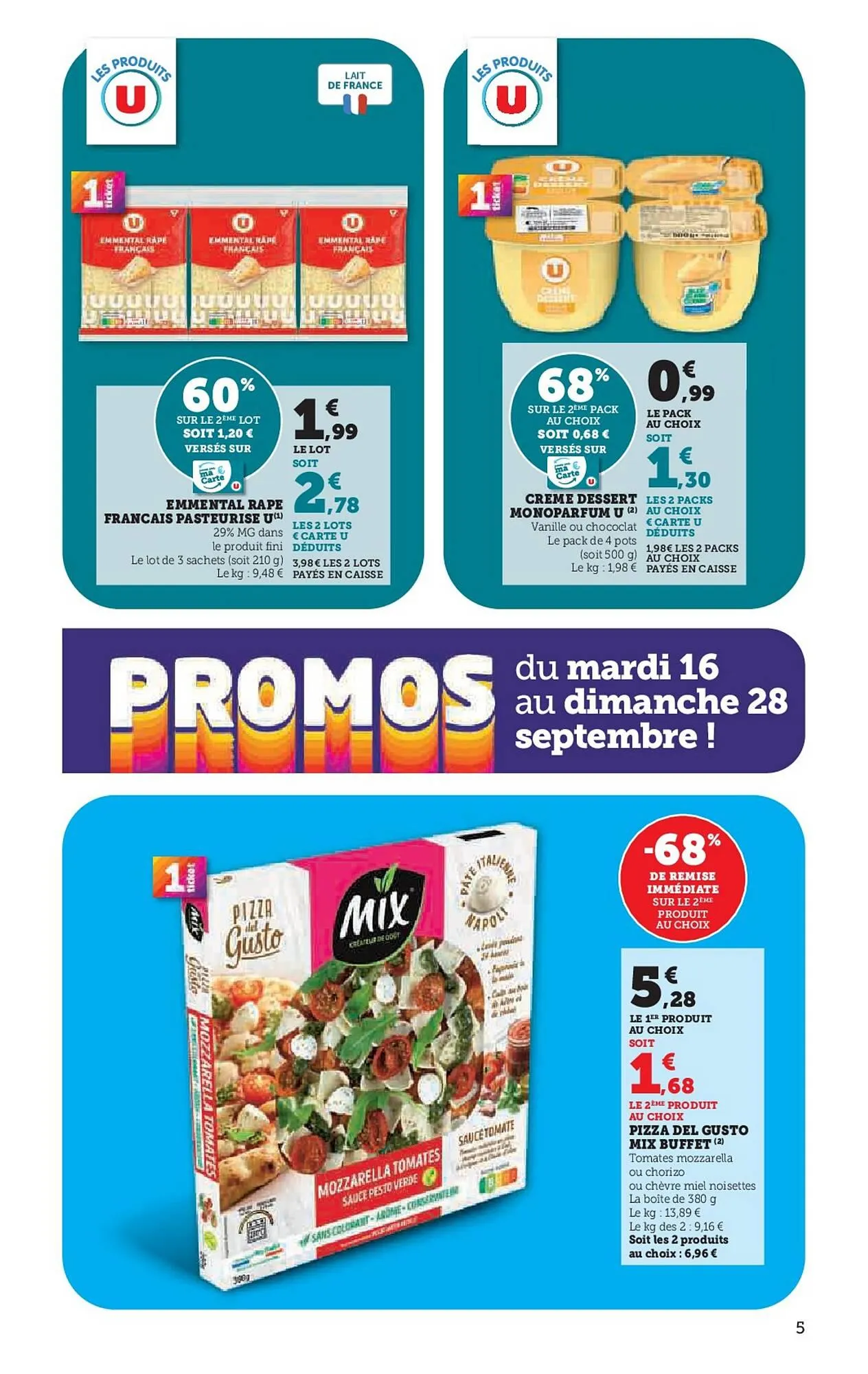 Catalogue Super U du 16 septembre au 28 septembre 2025 - Catalogue page 5