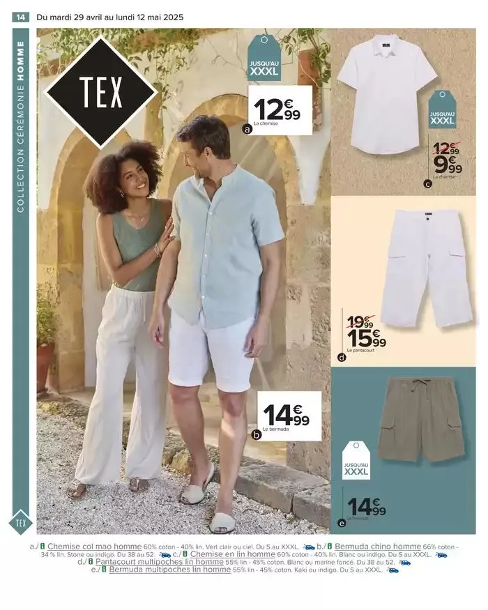 TEXTILE SPÉCIAL FÊTES du 29 avril au 12 mai 2025 - Catalogue page 16