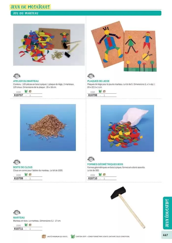 Nos Catalogues Thématiques du 1 janvier au 31 décembre 2025 - Catalogue page 449