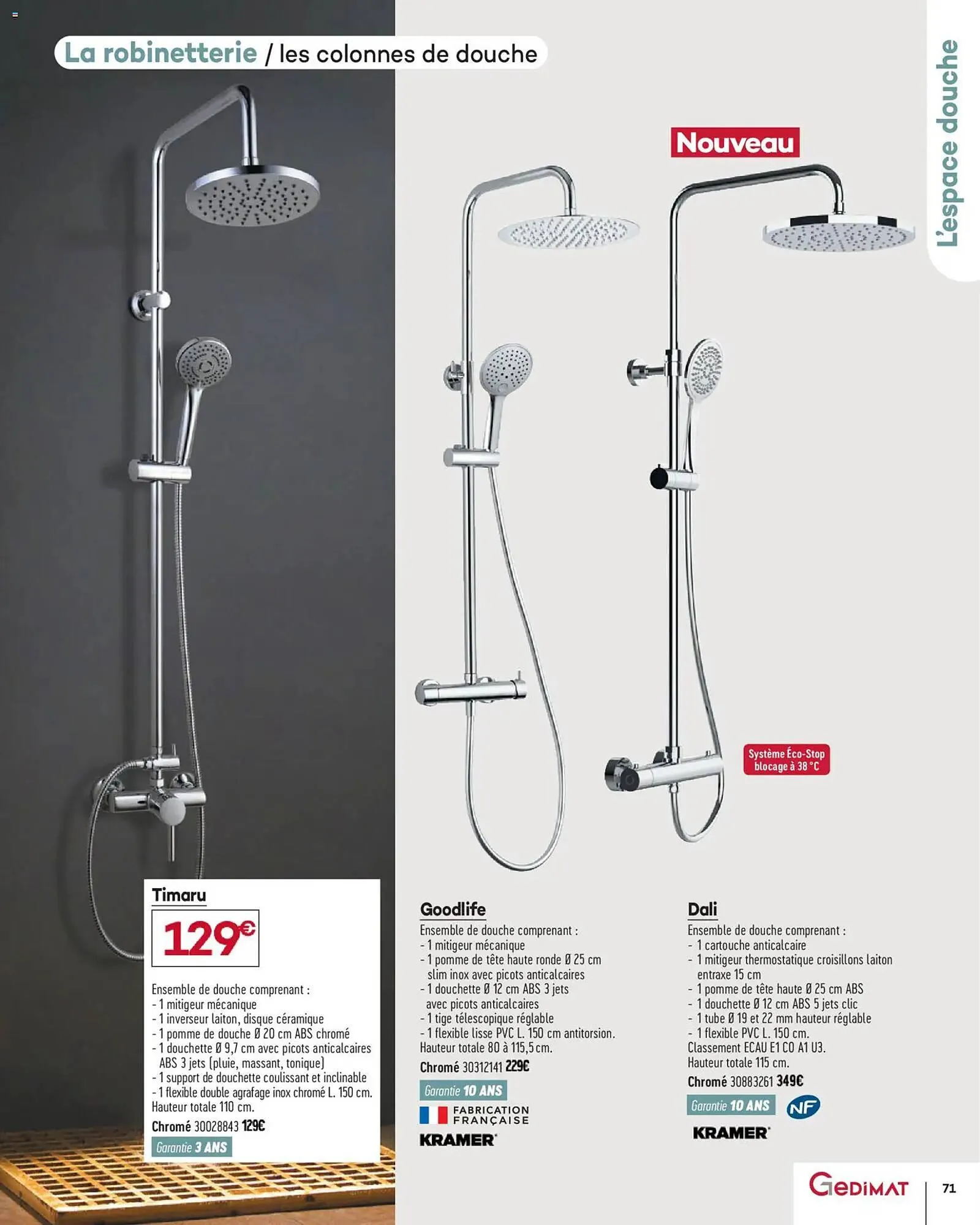 Catalogue Gedimat du 1 avril au 30 avril 2026 - Catalogue page 71