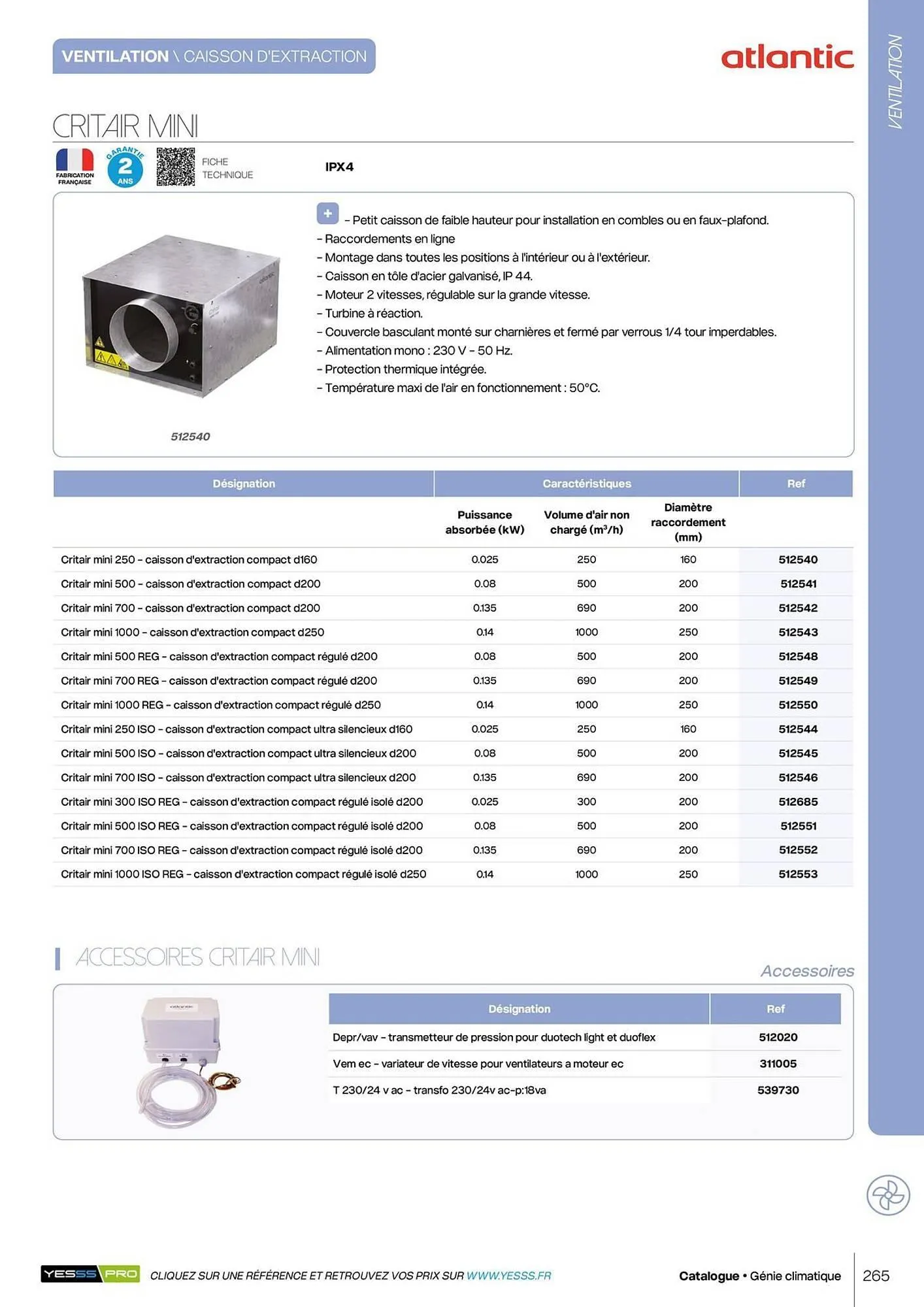 Catalogue Yesss electrique du 14 octobre au 31 décembre 2026 - Catalogue page 267