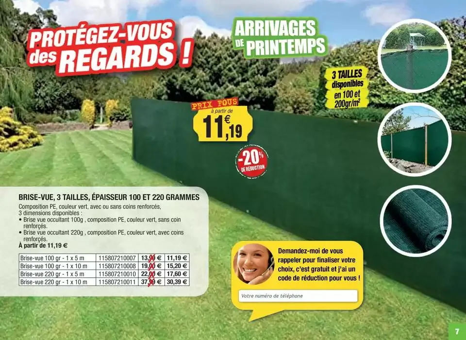 Arrivages de printemps du 6 février au 31 mai 2025 - Catalogue page 7