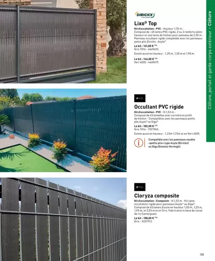 Ma sélection maison 2025 du 4 avril au 31 décembre 2025 - Catalogue page 185