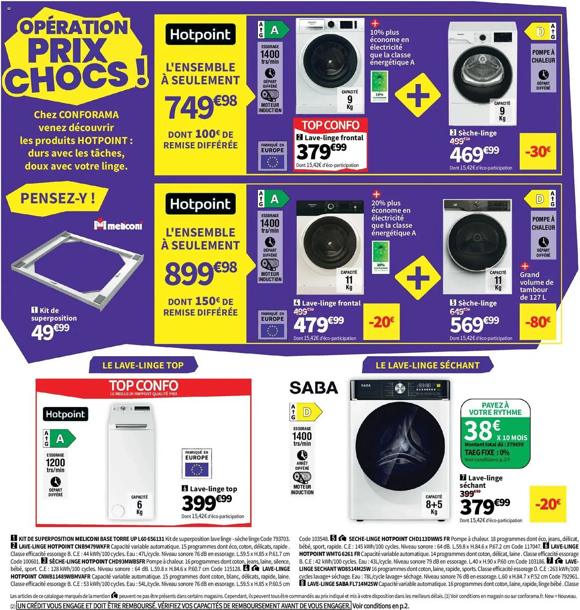 Catalogue Conforama du 28 octobre au 25 décembre 2025 - Catalogue page 42