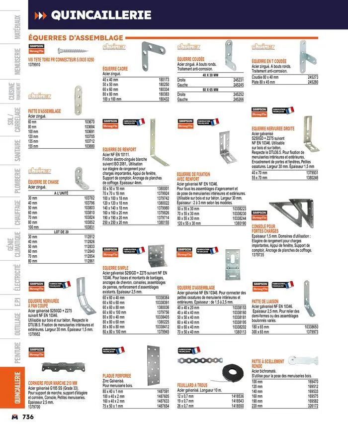 Guide produits 2024 du 15 mars au 31 décembre 2024 - Catalogue page 736