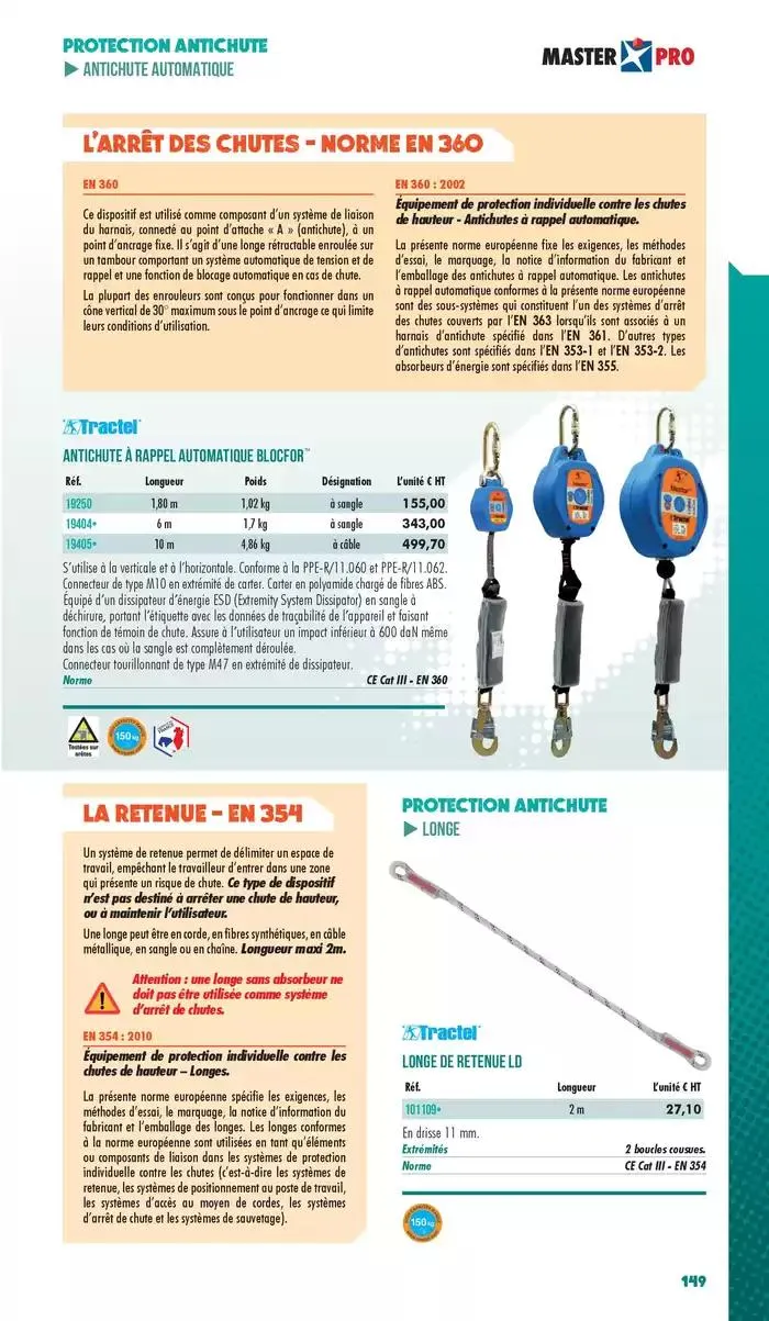 Essentiel Protection 2025 tarifé du 3 mars au 31 décembre 2025 - Catalogue page 151