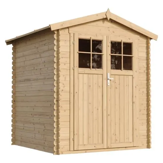 Abri de jardin en bois - Stockage extérieur I186xL196xH218 cm/ 2,82 m2 - TIMBELA M320F