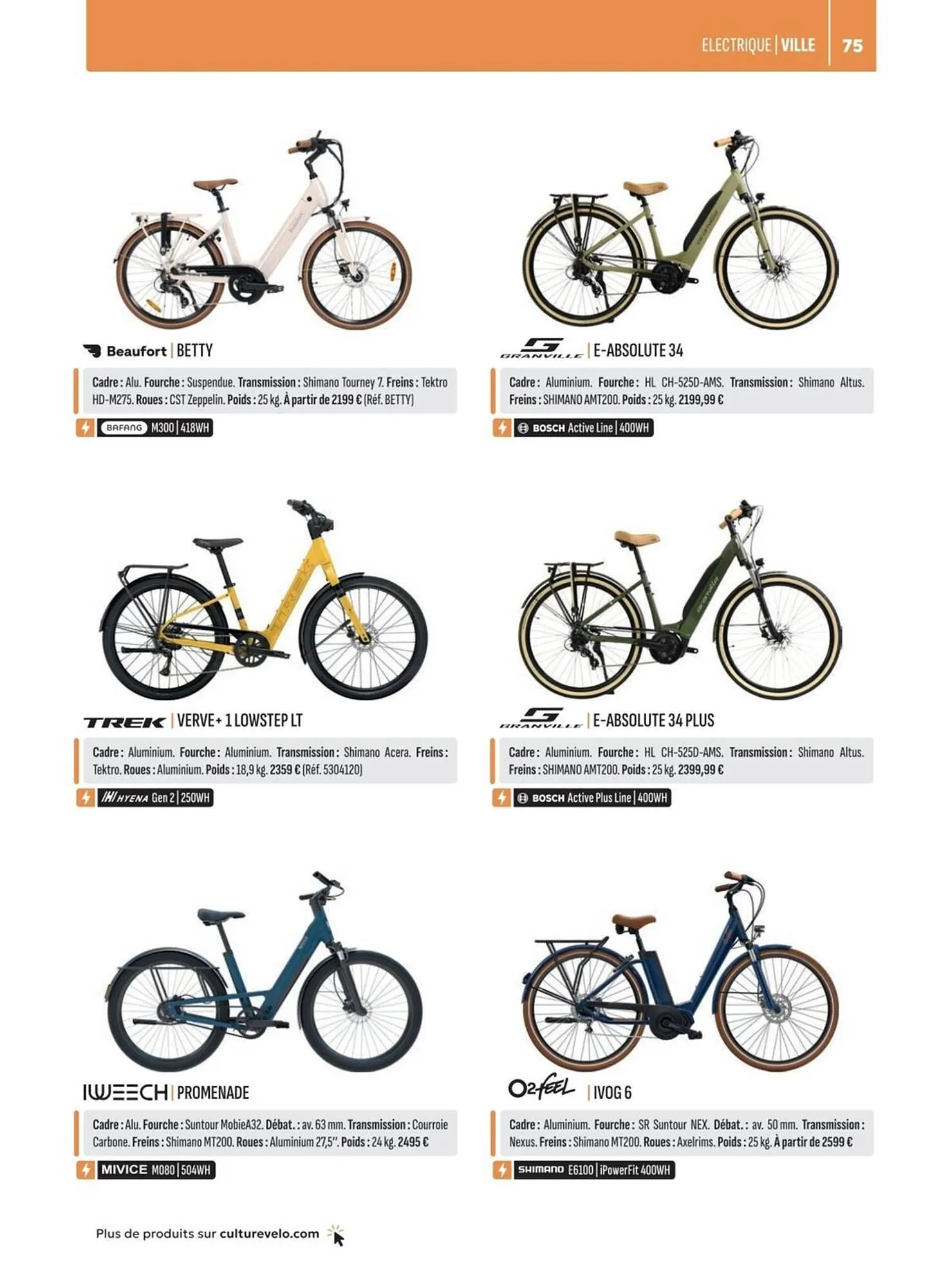 Catalogue Culture Vélo du 2 mai au 31 décembre 2025 - Catalogue page 75