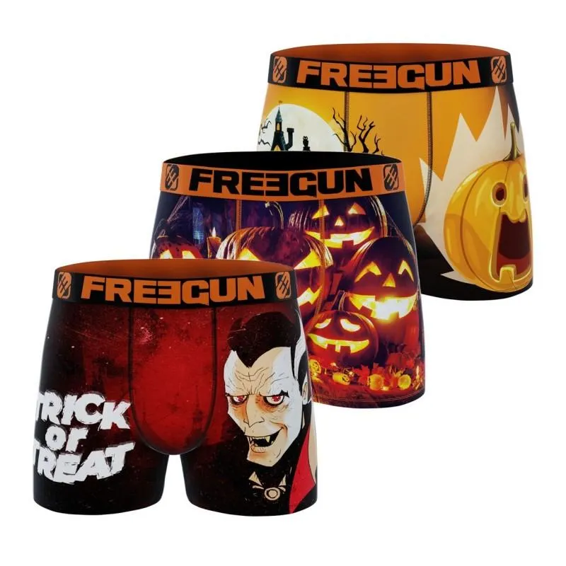 Lot de 3 Boxers homme Freegun Halloween