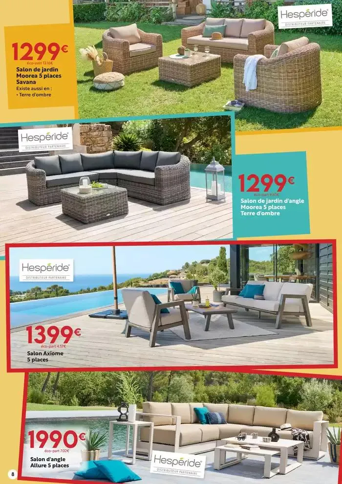 POUR UN EXTÉRIEUR STYLÉ ! du 30 avril au 1 juin 2025 - Catalogue page 8