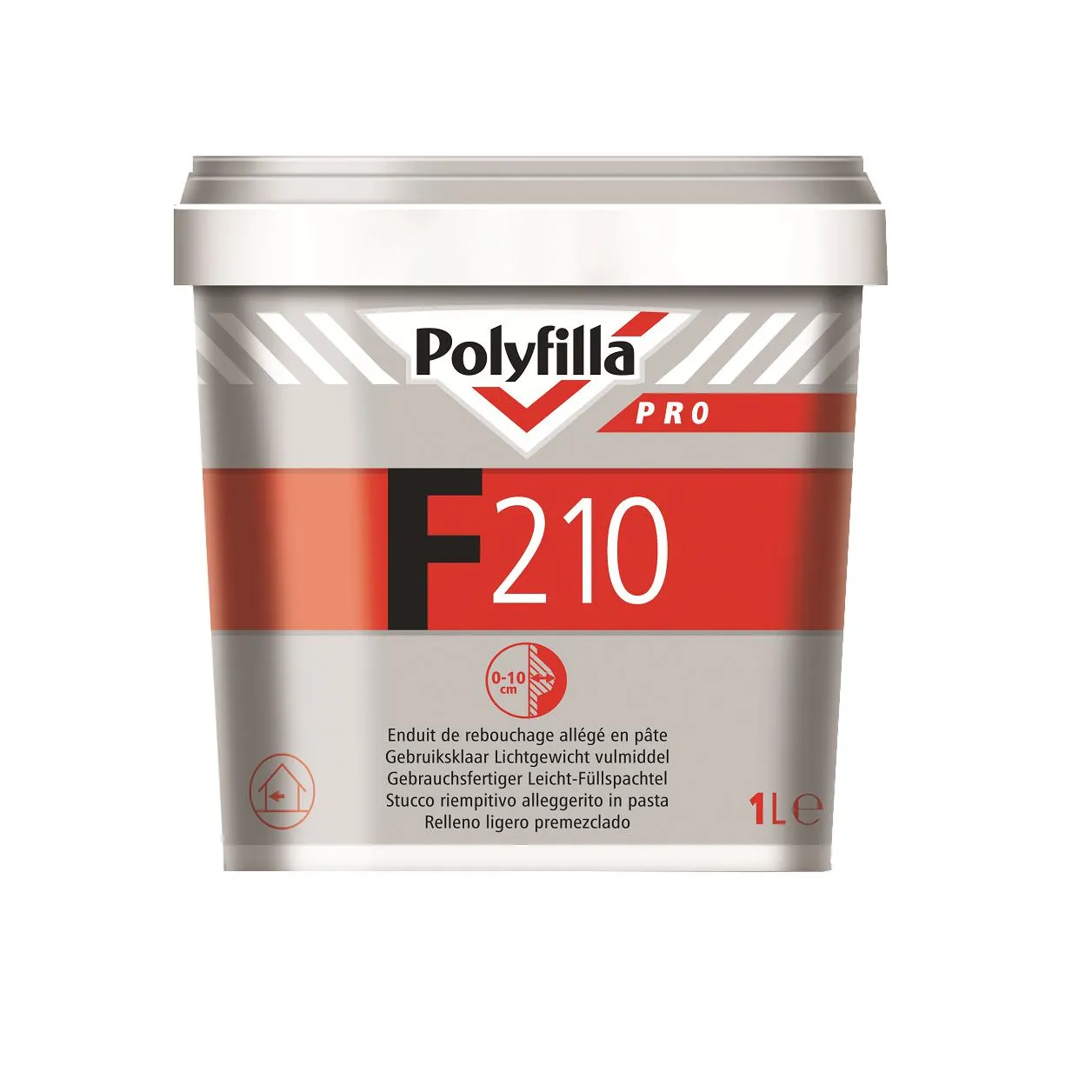 Enduit de rebouchage intérieur en pâte allégée F210