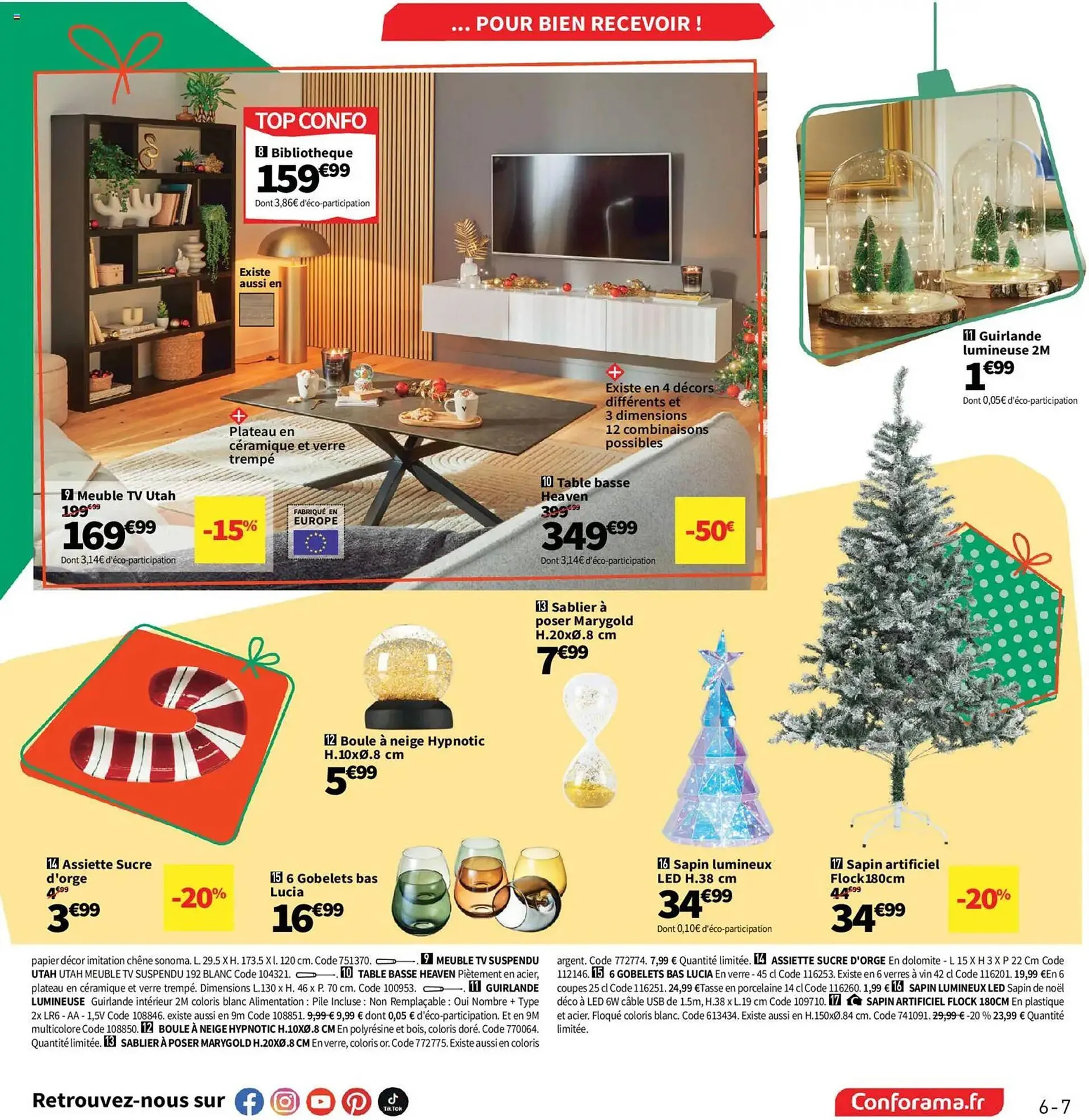 Catalogue Conforama du 28 octobre au 25 décembre 2025 - Catalogue page 7