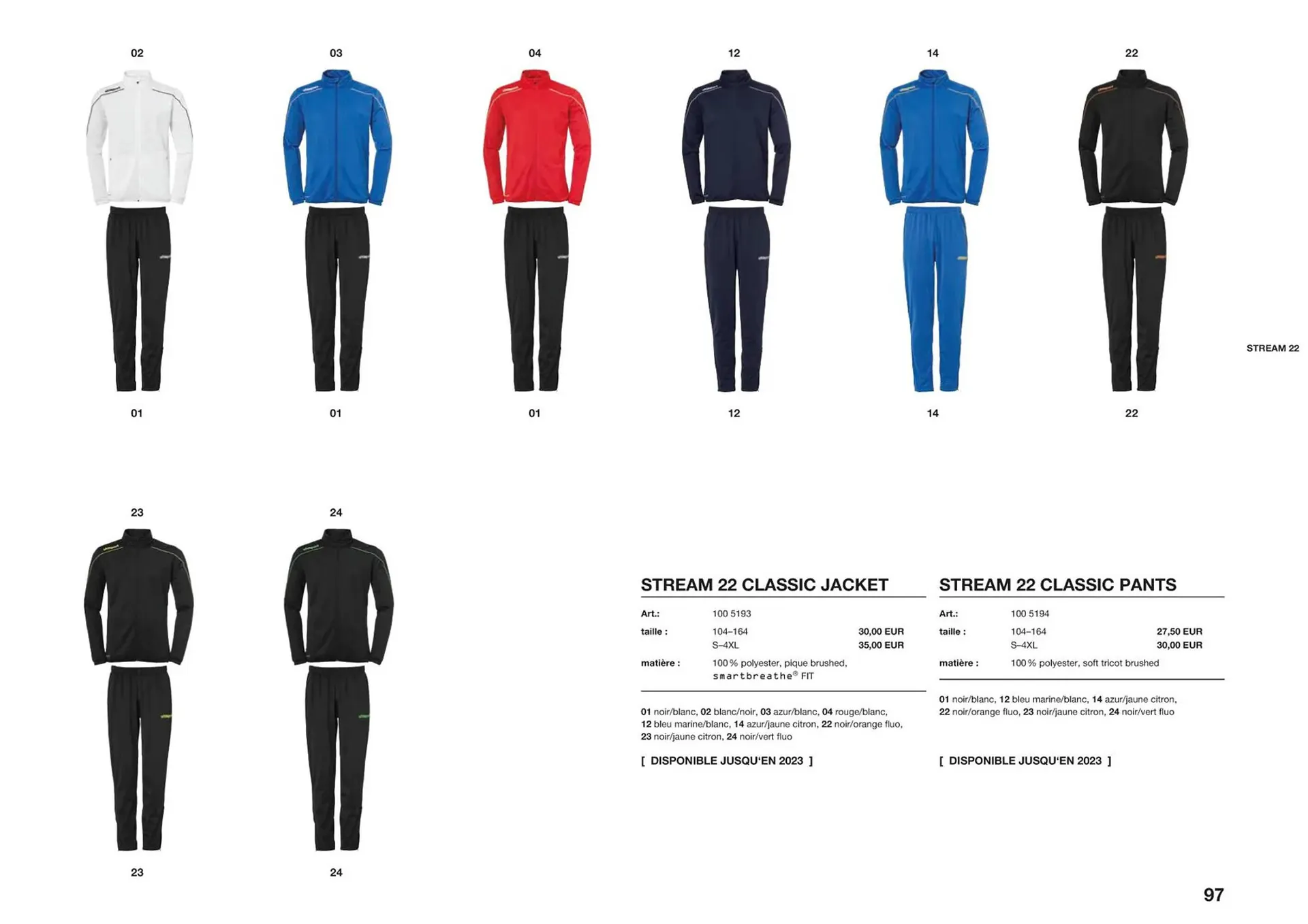 Catalogue Uhlsport du 1 mars au 31 décembre 2023 - Catalogue page 97