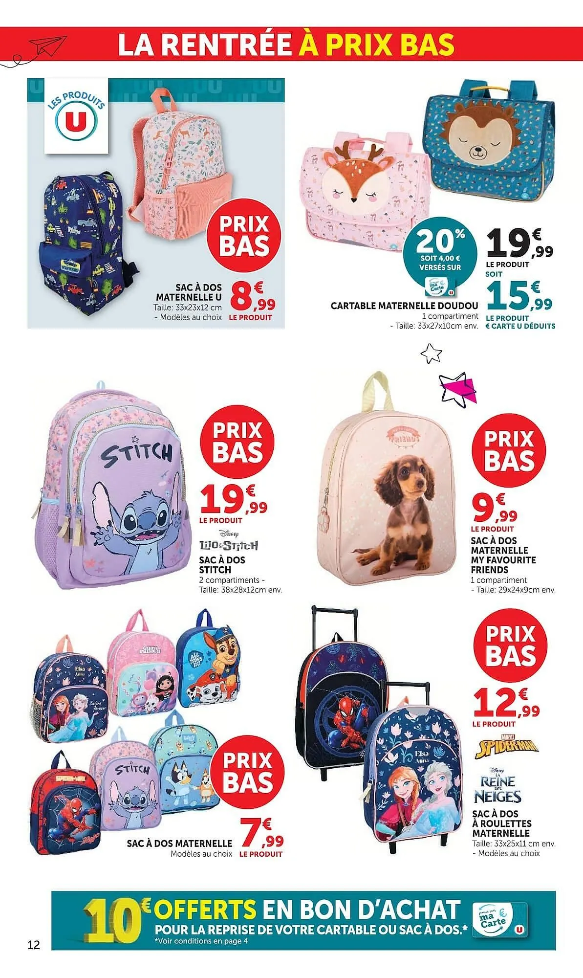 Catalogue Super U du 7 juillet au 9 août 2026 - Catalogue page 12