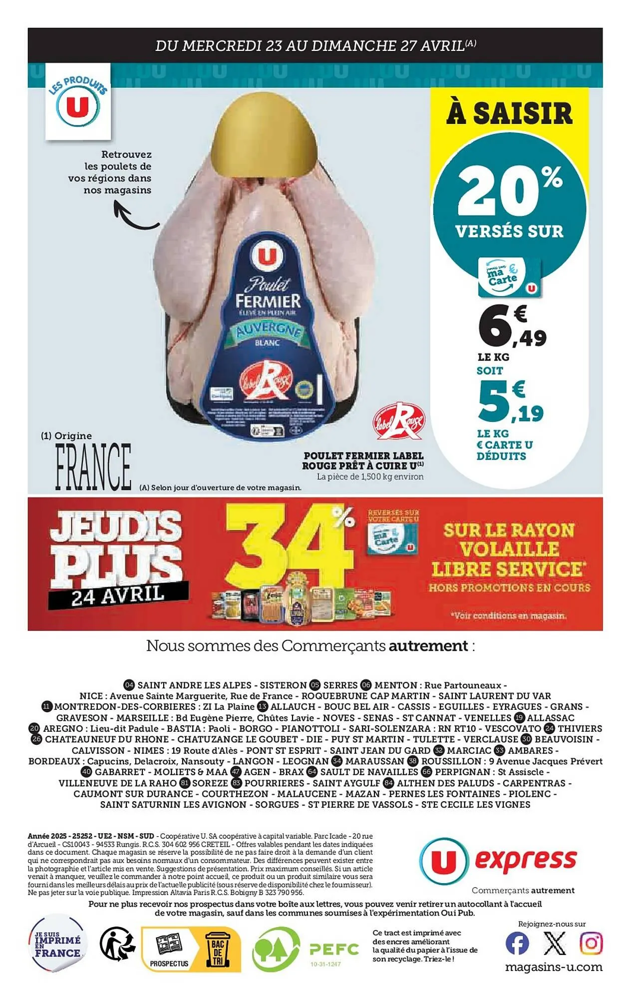 Catalogue U Express du 23 avril au 4 mai 2025 - Catalogue page 16