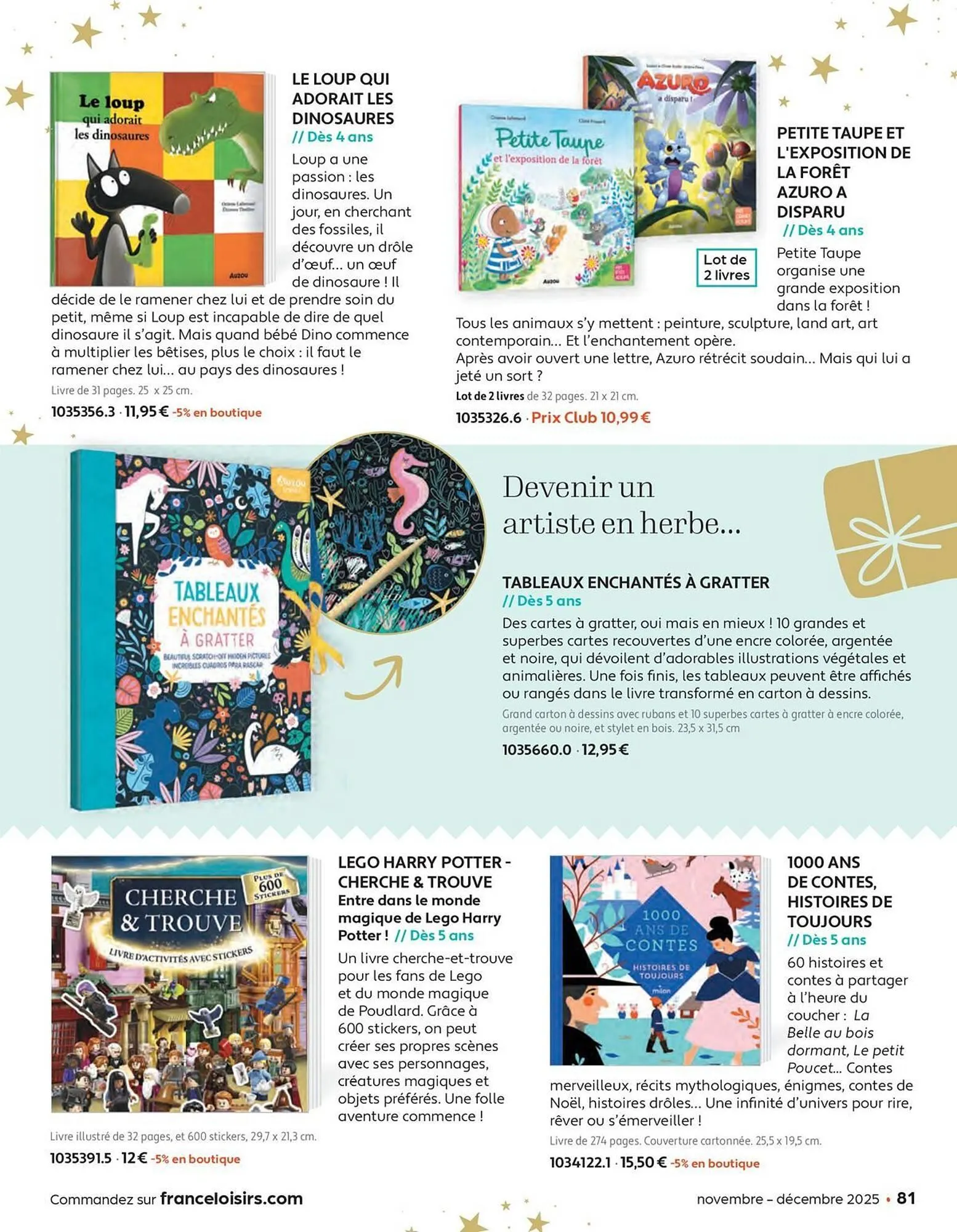 Catalogue France Loisirs du 3 novembre au 31 décembre 2025 - Catalogue page 81