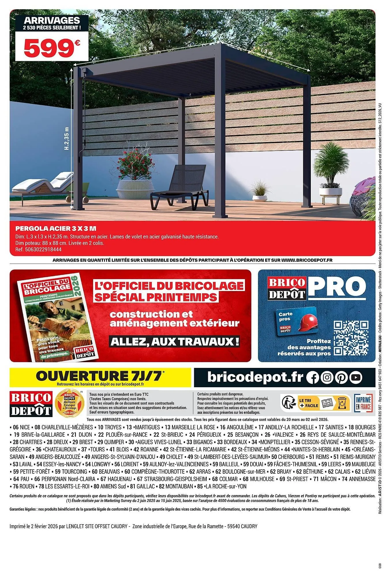 Catalogue Brico Dépôt du 20 mars au 2 avril 2026 - Catalogue page 12