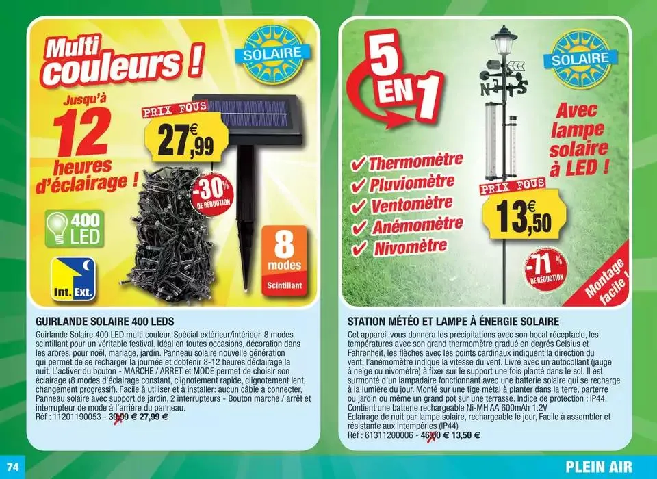 Les jours Anniversaire ! du 11 avril au 31 décembre 2025 - Catalogue page 74