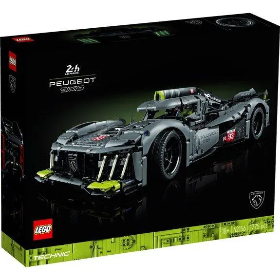 Peugeot 9X8 24H Le Mans Hybrid Hypercar LEGO Technic 42156