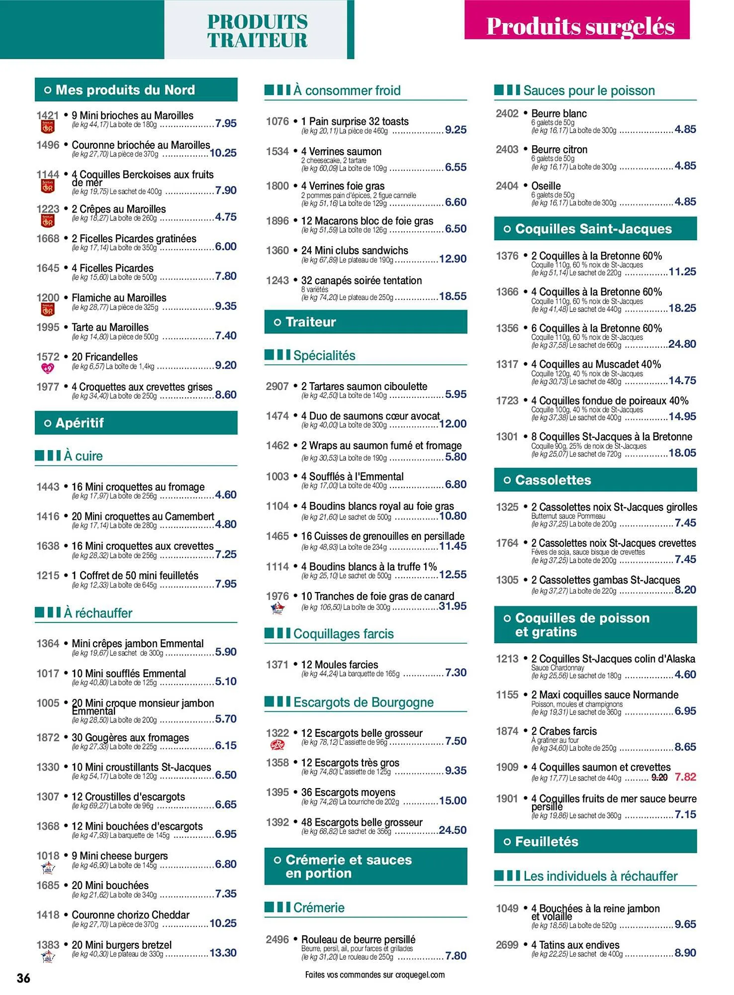Catalogue Croque Gel du 28 octobre au 26 novembre 2023 - Catalogue page 36