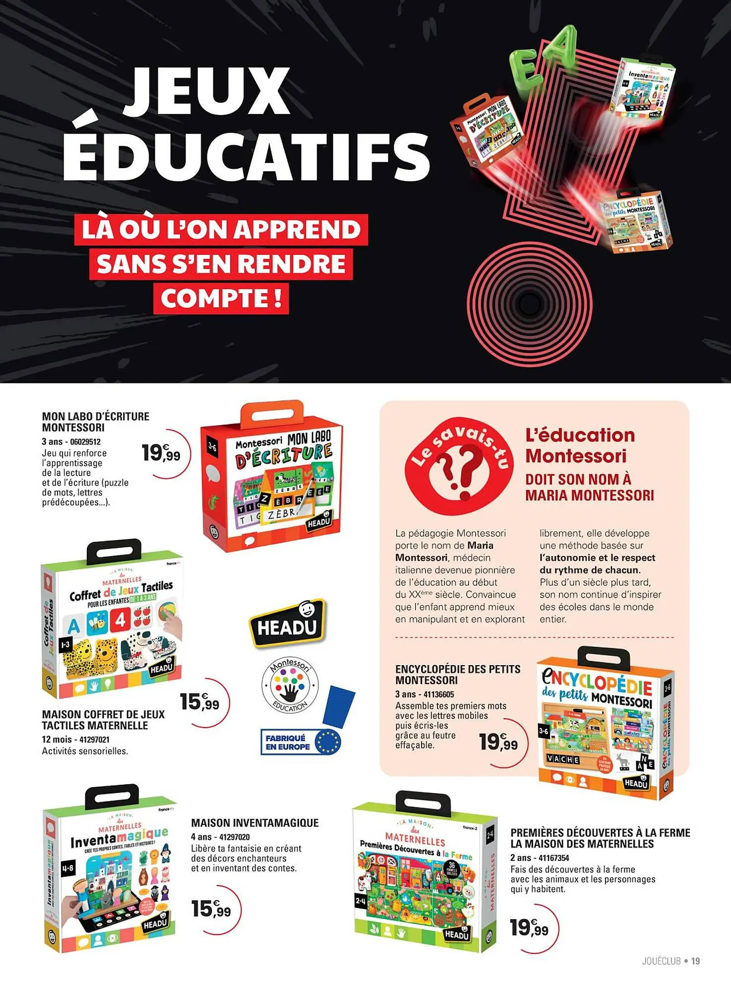 Catalogue JouéClub du 1 avril au 30 juin 2026 - Catalogue page 19